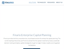 Tablet Screenshot of finario.com